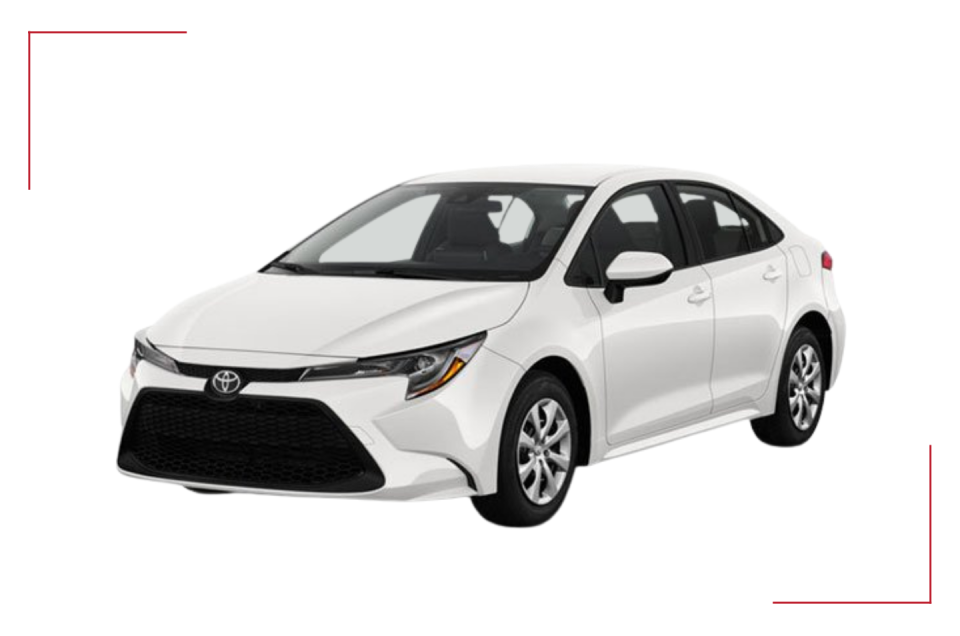 Toyota Corolla 2022 – White – Fast Auto Enterprise Rent & Go