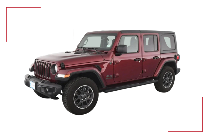 Jeep Wrangler 2022 – Wine